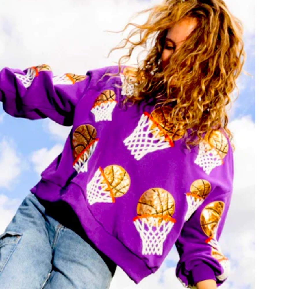 Purple Hoop Sweatshirt